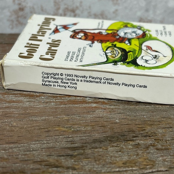 Golf Novelty Playing Cards 1993 RARE Hard to find DECK. - Picture 4 of 10